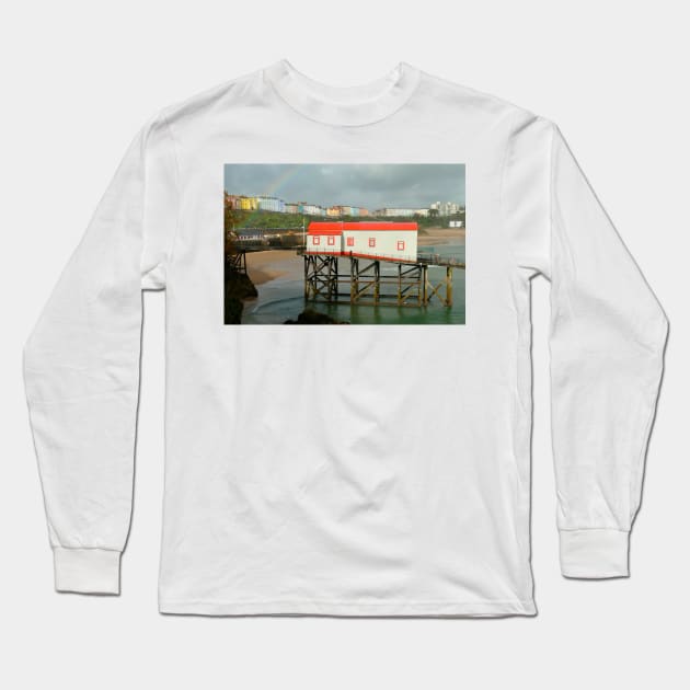 Tenby, Wales Long Sleeve T-Shirt by Chris Petty